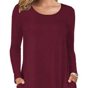 Women's Long Sleeve Tops T-Shirt Dress